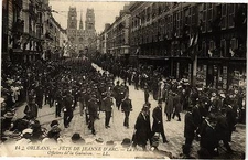 Old postcard Orleans - Feast of Joan of Arc (185177)