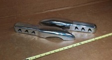Used 30s 40s Chrome Bumper Grille Guard Pair Chevy Ford Plymouth Pontiac Read