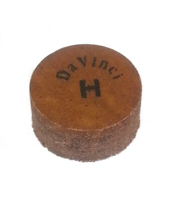 2 - DA VINCI by Longoni Pool Billiard Cue Tip Hard - 13 mm