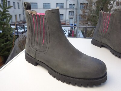 CRICKIT CRICK IT Damen Schuhe Chelsea Stiefel Leder LAMMFELL Germany Gr.39 Neu