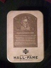 2005 Upper Deck Hall Of Fame Empty Tin Baseball Tyrus Cobb