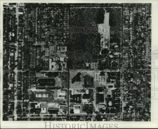 1968 Press Photo Aerial view of University of Wisconsin - Milwaukee. - mjc18267