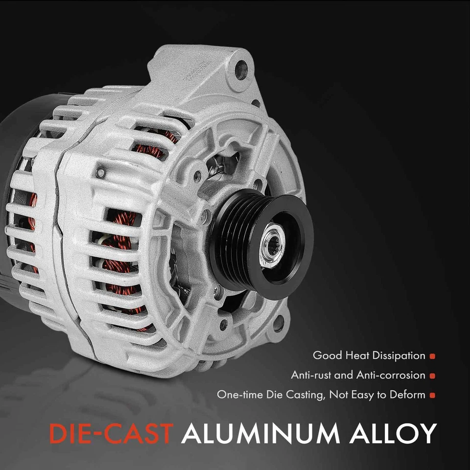 Генератор переменного тока для Mercedes-Benz CL500 99-01 S430 S500 150A/12V CW 6-канавочный шкив - Изображение 4 из 4