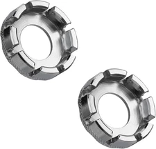 2 Pack Spoke Wrench, Hard Steel 8 Way Bike Rim Truing Tool for Adjust Bicycle Wh