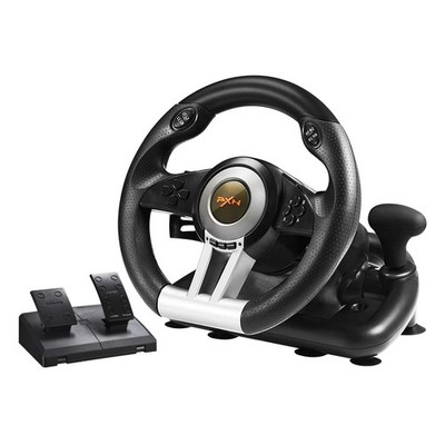 PC Racing Wheel, V3II 180 Degree Universal Usb Car Sim Race Steering Wheel with