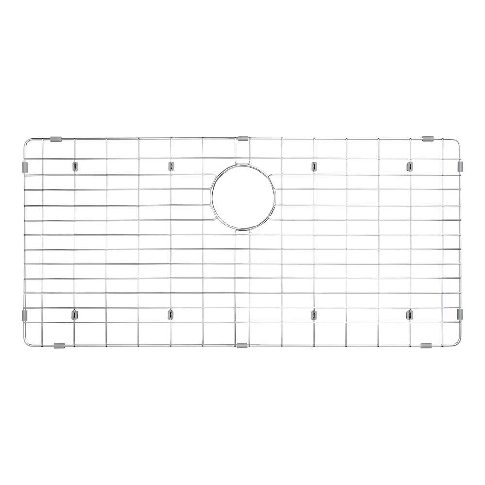 Signature Hardware Steel Basin Rack with Rubber Feet Stainless Steel Sink 14590₽