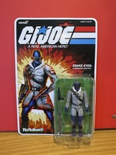 G.I. Joe Figure Super7 Reaction  Plus O Ring Arctic Snake Eyes