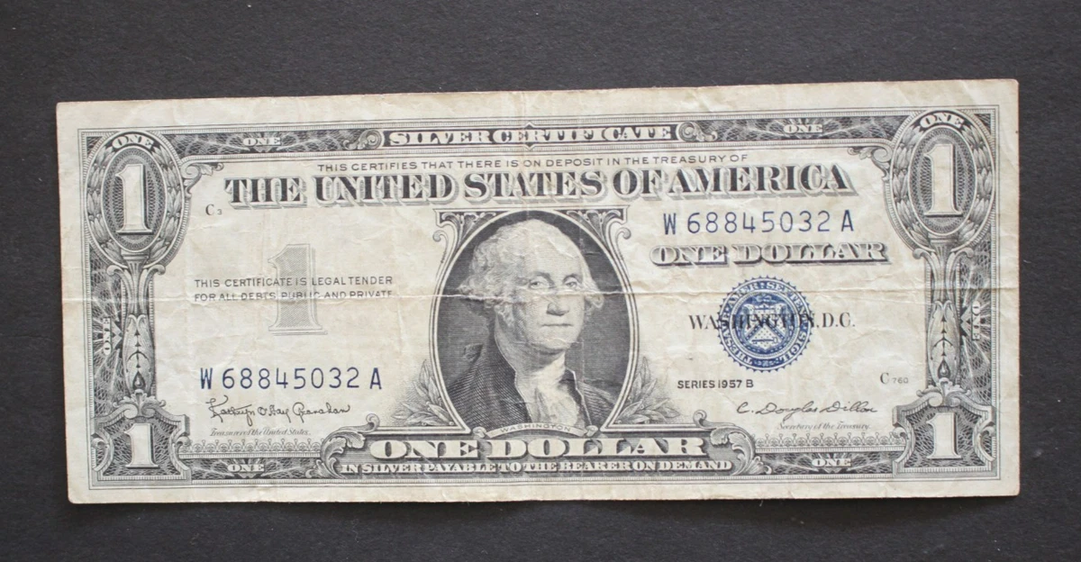 Circulated $1 1957 US Small Silver Certificates for sale | eBay