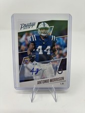 2018 Panini Prestige Antonio Morrison #127 Auto Colts