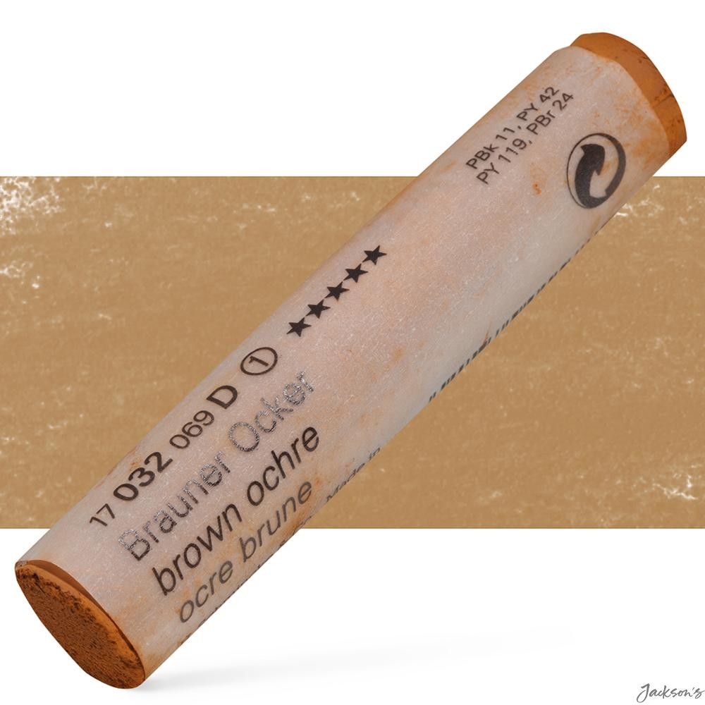 Schmincke Soft Pastel Stick Artist Pigment Brown Ochre 32D For Drawing