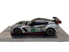 Modified Carrera 1/32 Slot Car Corvette C7R with PRS Slot Aluminum Chassis