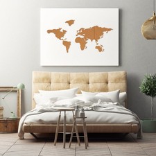Image of 1 Set World Map Shaped Notice Board Cork Message Boards Cork Board World Map