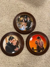 Gone with The Wind Collector Plates w/Hangers by Paul Jennis and Howard Rogers