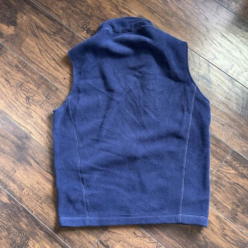 Patagonia Synchilla Men's Medium Vest Full Zip Blue Fleece - Picture 8 of 8
