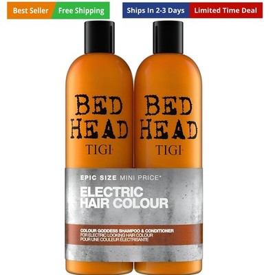 Bed Head Urban Antidotes Colour Goddess Shampoo and Conditioner Set for Dyed ...