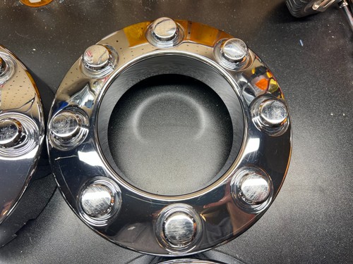 SET OF 4 OEM CHROME WHEEL CENTER CAPS 05-16 FORD F250 F350 SRW 4X4 SUPER DUTY - Picture 16 of 23