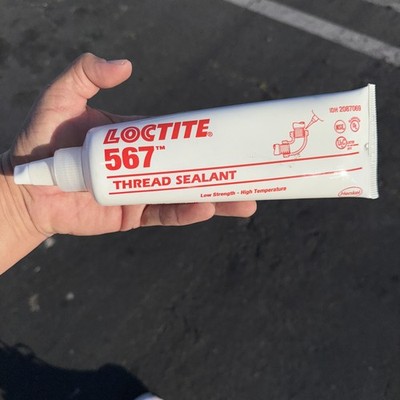 Loctite 567 Thread Sealant Low Strength High Temperature 8.45 FL OZ 250ml 05/25