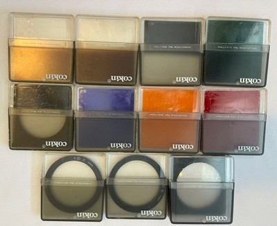 Lot of 11 Cokin Cromofilter SA Camera Filters Made In France In Cases