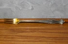 Vintage Canterbury Towle Sterling Silver pickle olive seafood fork brass? tines