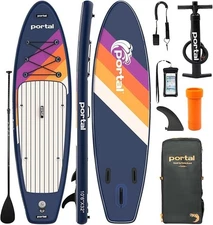 Portal 10'6 Inflatable Stand Up Paddle Board Blow Up SUP Paddle Board Full Kit