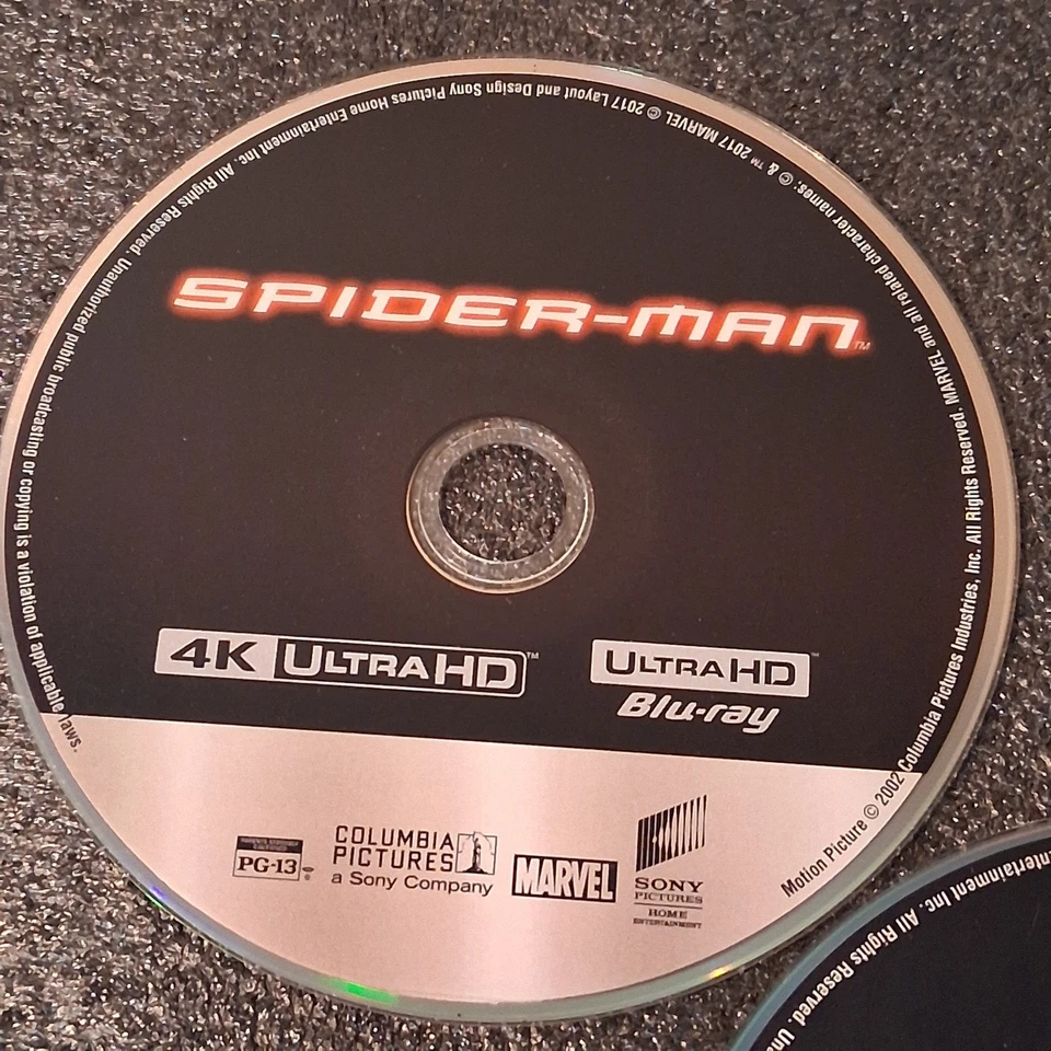 Spider-Man Trilogy 1-3 Set (4K UHD Blu-ray) Disc Only Foto 3 de 4