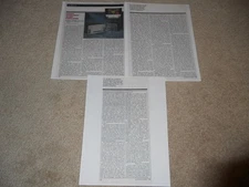 Audio Research M-300 Tube Amplifier Review, 3 pg, 1988