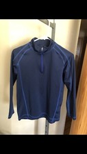 Boys LL Bean Quarter Zip Sweatshirt size XL 18 VGUC