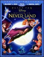 Return to Never Land (Blu-ray/DVD, 2013, 2-Disc Set, Special