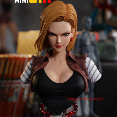 GREEN LEAF Studio 1/1 GLB002R Dragon Ball Android 18 Red Ver Resin Bust IN STOCK