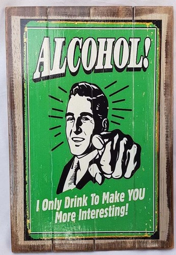Rustic Wooden SIGNS Man Cave FORD HOLDEN 20 x 30cm - Picture 43 of 44