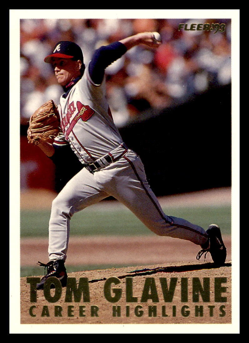 Tom Glavine trading card