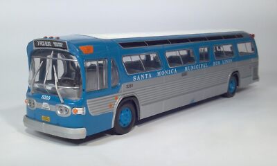 Corgi Fishbowl BUS Santa Monica Muncipal Bus Lines, CA 1:50 SCALE