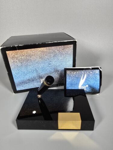 Montblanc Meisterstuck 146 supporto portapenne nero oro