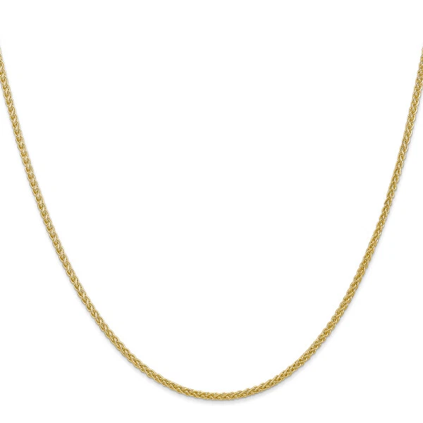 2mm gold wheat chain deals