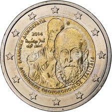 [#1163039] Grecia, 2 Euro, Teotokoupolos, 2014, SPL, Bi-metallico, KM:New