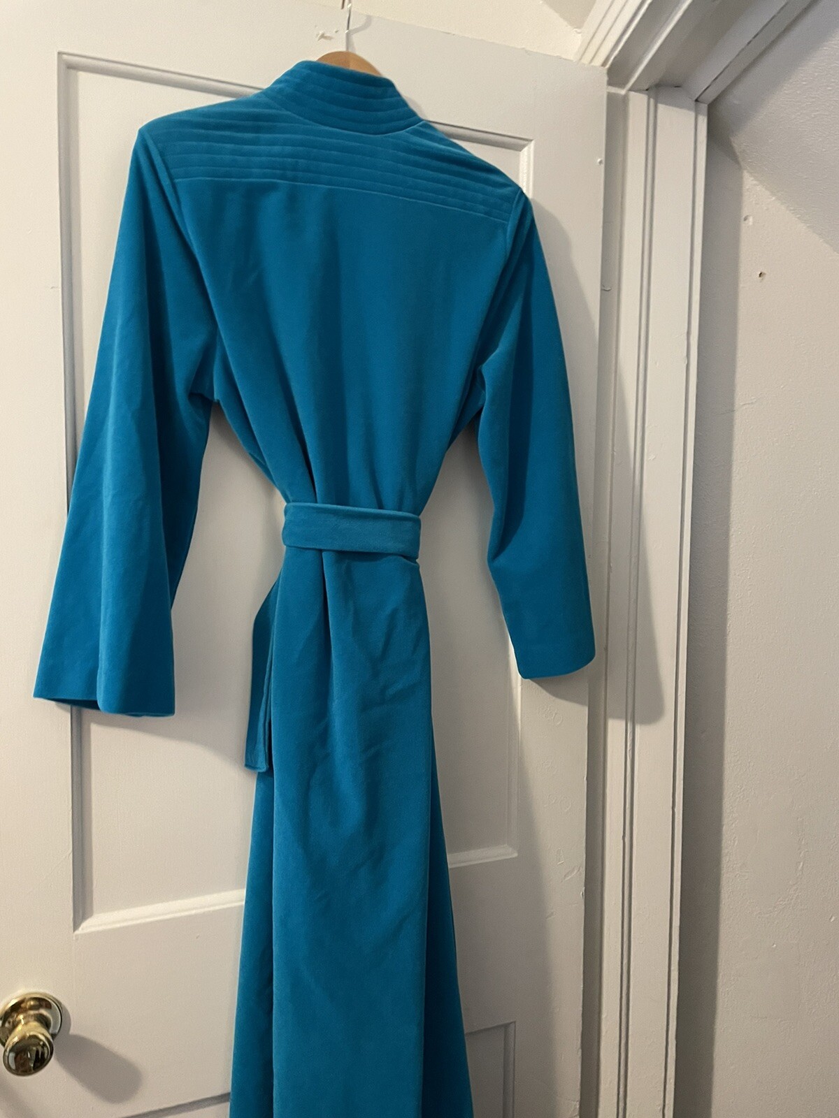 vanity fair bathrobe tie turquoise large Gem