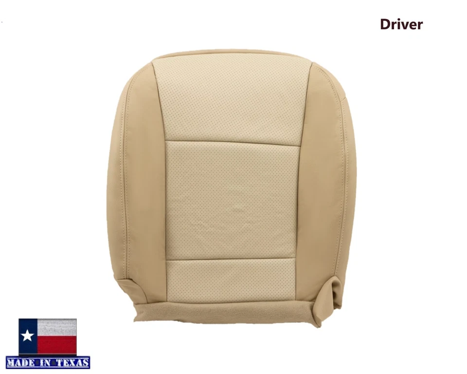 Fundas de asiento de cuero tostado para conductor y pasajero 2009 2010 para Mercury Mountaineer Foto 2 de 4