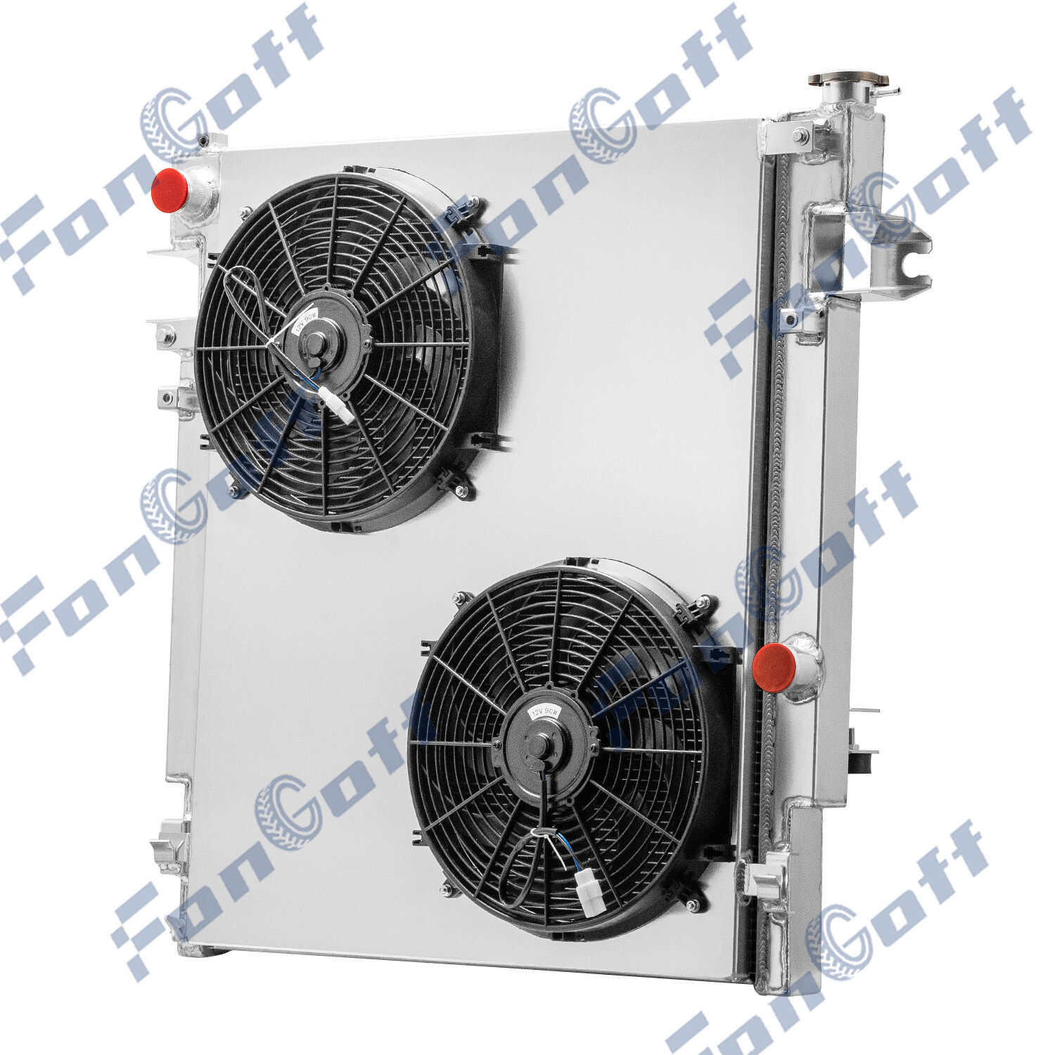 3 Row Radiator&Shroud Fan For 2010-2012 Dodge Ram 2500 3500 4500 6.7L L6 Diesel thumbnail 5