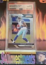 2018 Panini Prizm Michael Gallup #226 Rookie  PSA 10 GEM MINT 🔥⭐️🏈 COWBOYS RC