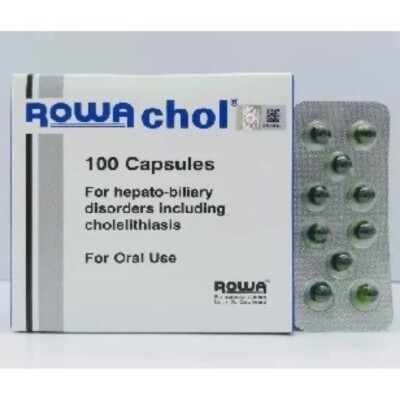 100 pcs ROWACHOL For Hepato Biliary Disorders Cholelitiasis and Break Gallstones