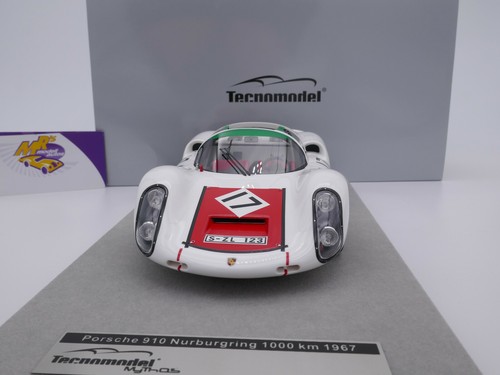 Tecnomodel TM18-158D # Porsche 910 Nr.17 1000km Nürburgring 1967 Schutz 1:18 NEU - Bild 4 von 5