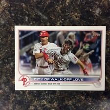 2022 Topps #321 City of Walk-Off Love Philadelphia Phillies