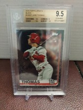 2019 Topps Update Lane Thomas Black BGS 9.5 Gem #60/67
