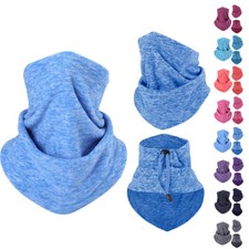 Polar Fleece Thermal Neck Warmer Gaiter Face Mask Snood Hat Scarf Winter Sports