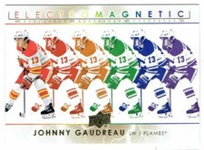2021-22 UPPER DECK ELECTROMAGNETIC GOLD JOHNNYB GAUDREAU CALGARY FLAMES #EM-15