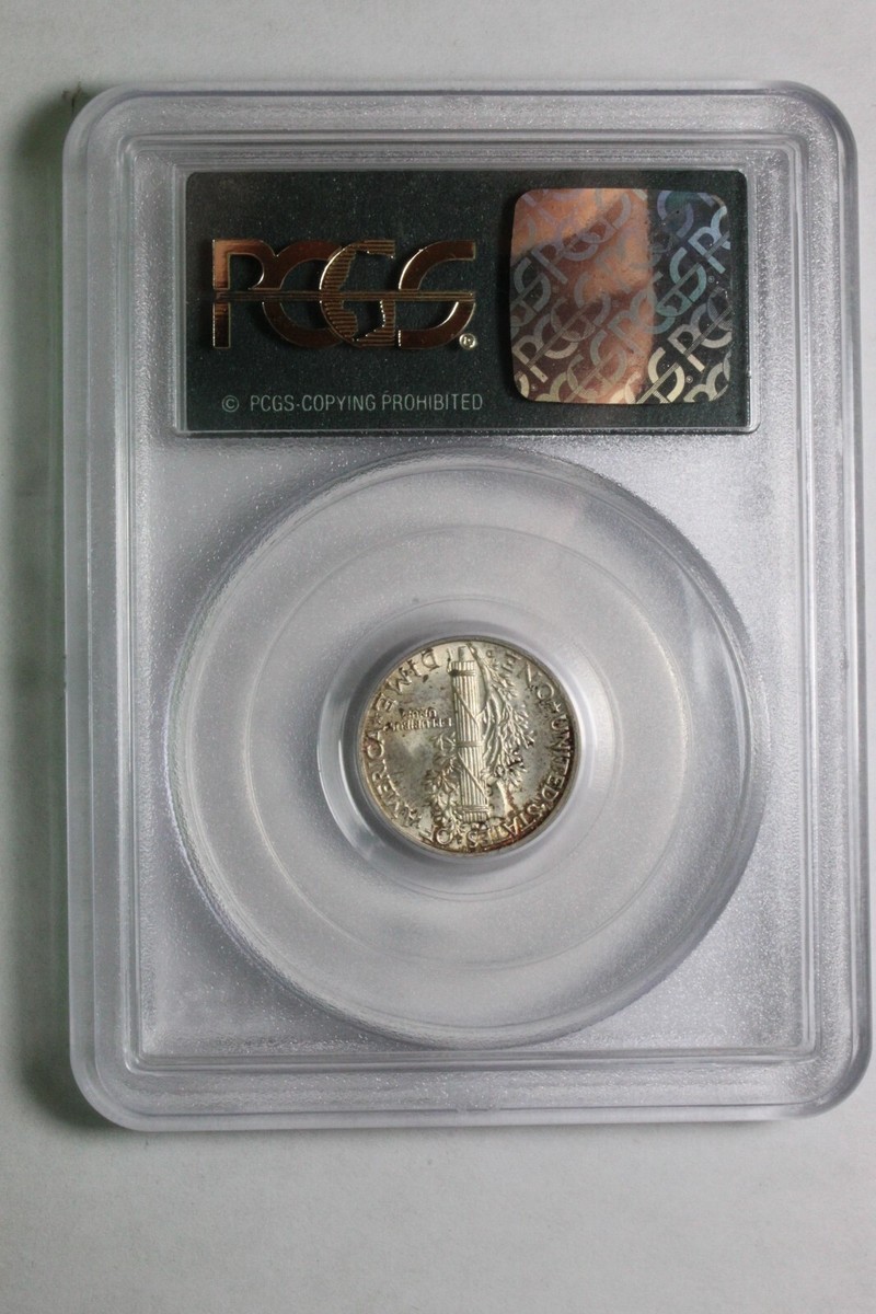 1943 D Mercury Dime PCGS MS66FB OGH Old Green Holder #575 | eBay