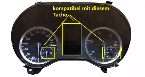 For Mercedes V-Class Vito W447 Instrument Cluster 2014-2020 Color LCD Display - Picture 2 of 3