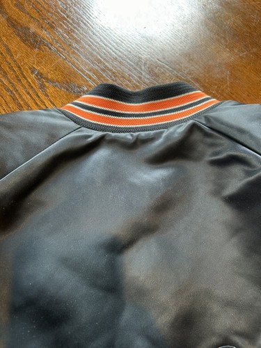 Giacca bomber vintage Baltimore Orioles taglia L cappotto baseball gesso anni 80 - Foto 12 di 14