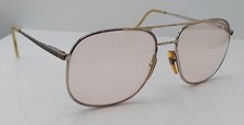 Vintage Viva Moda 635 Gold Silver Pilot Metal Sunglasses Italy FRAMES ONLY