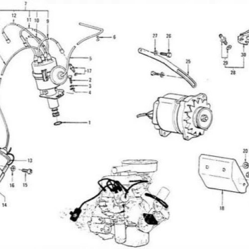 New Ignition Distributor Nissan Vannette C22 Datsun B210 B310 120Y 130Y A10 A12 - Foto 7 di 11